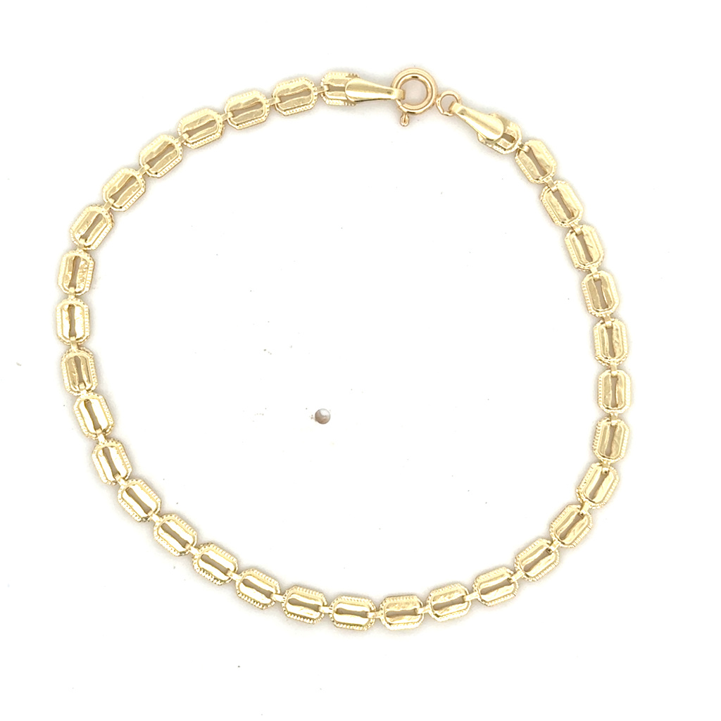 Žluté zlato náramek SKLÁDANÝ